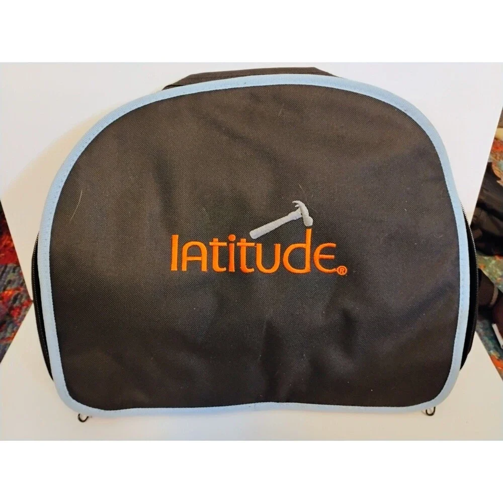 Latitude Mobile Tool Organizer Case Clamshell Canvas Workstation Loop Pouch Bag